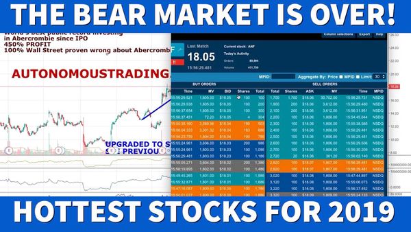 Bear Market is Over! Hottest Stocks to Invest in Bull Market 2019 is Here!