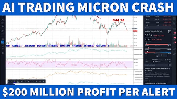 Autonomous AI Trading Downgrades Micron Shares CRASH AGAIN!