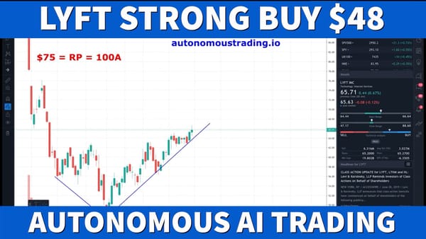 Automated AI Trading Shows How to Make Millions on Autopilot Investing in Lyft Price Target $65