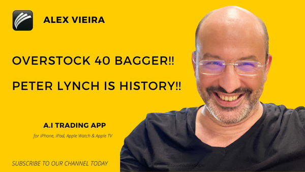 Alex Vieira Calls Overstock.com 40 Bagger Profit! Peter Lynch is History!