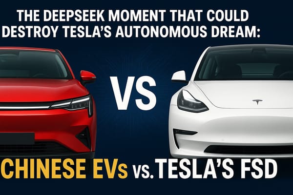 The DeepSeek Moment That Could Destroy Tesla's Autonomous Dream: Chinese EVs vs. Tesla's FSD